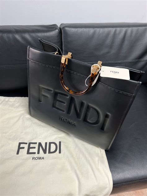 fendi black fringe bag gente roma|fendi handbags black.